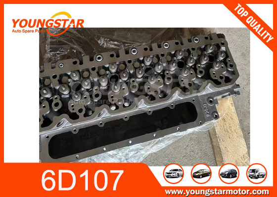 KOMATSU 6D107 سر کامل سیلندر برای قطعات موتور دیزل حفاری