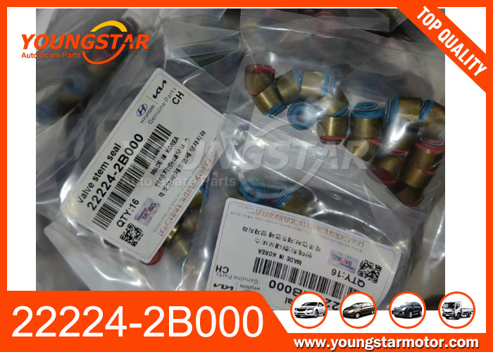 22224-2B010 22224 2B000 مهر و موم دریچه موتور برای هیوندای اکسنت توسون کیا ریو روح 1.6L