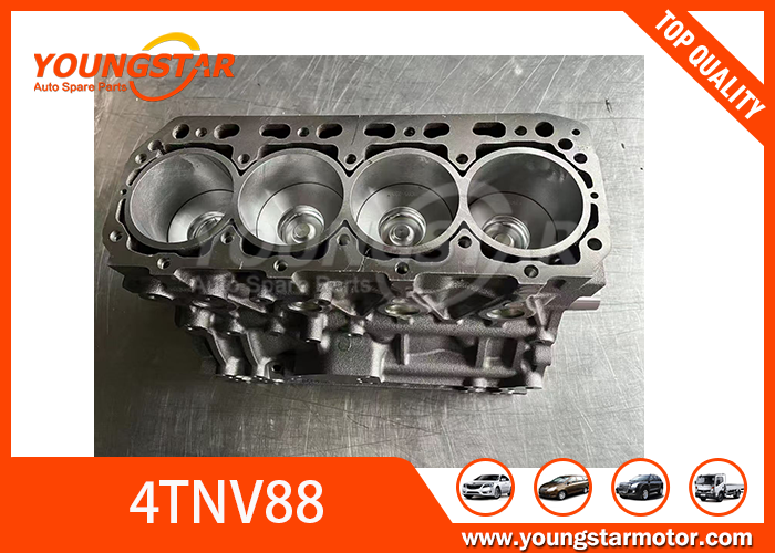 Yanmar 4TNV88 Engine Short Block Assembly - Casting Iron Material Pre-Assembled High-Precision for Mini Excavators and Skid Steer Loaders